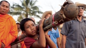 Ahlo, a Lao boy, attempts to win a rocket-launching contest to bring his family good fortune in The Rocket.