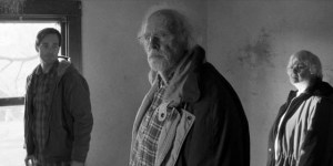 Will Forte (left), Bruce Dern (centre) and June Squibb (right) go on what appears to be a surprise homecoming, only to not be in Nebraska.