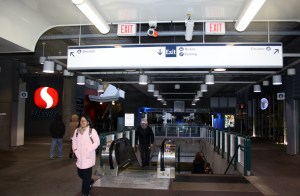 The Plaza 88 Shopping Mall (shown here) and condo development has helped to give new life to the New Westminster Skytrain Station and Columbia St.