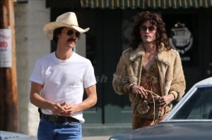 Matthew McConaughey (left) and Jared Leto make unlikely business partners in Dallas Buyers Club.