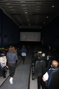 People young and old came to the last showing at the Dolphin.