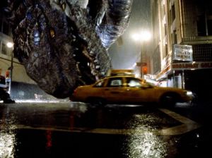 The 1998 remake of Godzilla had a heavy hype machine behind it but was all action and no real story.
