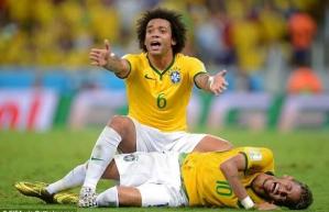 Brazil's chances of winning the World Cup have been under huge question after Neymar's devastating back injury in Friday's match against Colombia.