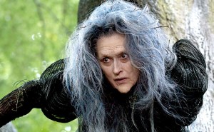 Meryl Streep plays a witch in control of the fates of fairy tales in the film adaptation of Into The Woods.