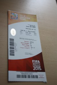 Yep, I had my ticket ready!