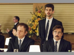 XColin Farrell, right, has bizarre experiences with being single, mating and being in love in The Lobster.